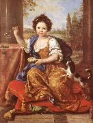 MIGNARD, Pierre Girl Blowing Soap Bubbles Germany oil painting artist
